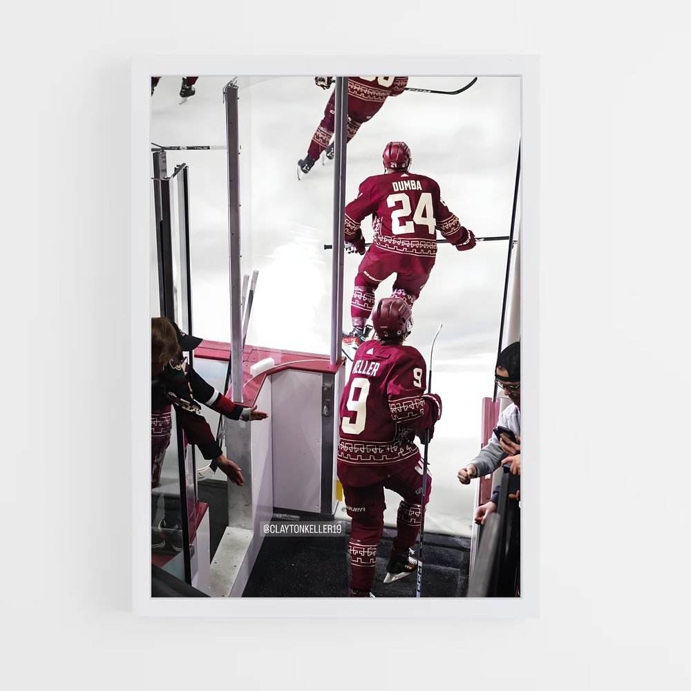 Poster Prêt à Entrer – affiche Hockey sur glace (vue 3)